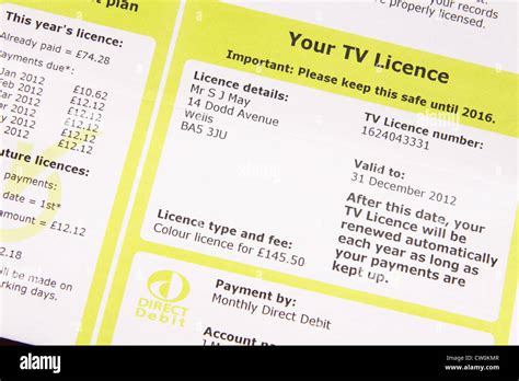 tv licence pay monthly.